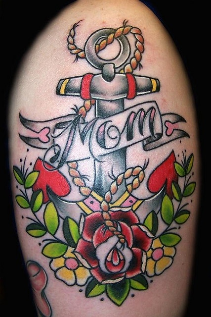 mom Blood: Runs Mom slippers Tattoos Ink Deeper for Than 11