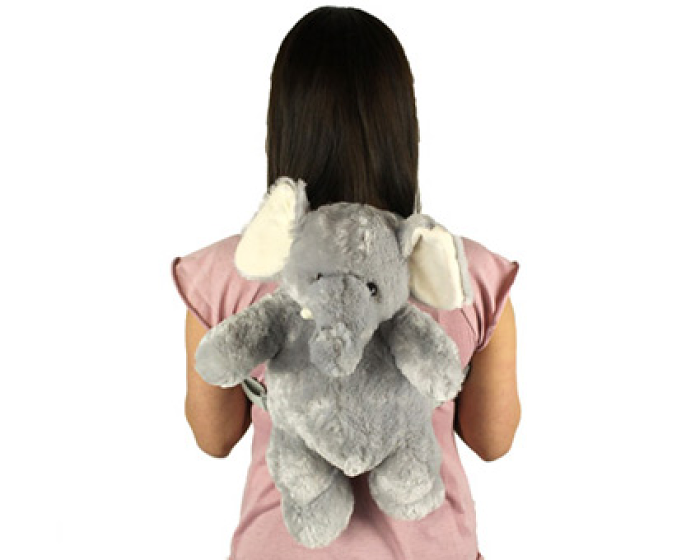 turning stuffed animal into backpack