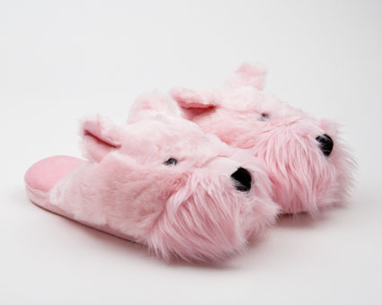 westie slippers fuzzy pink westie slipper animal slippers westie slippers fuzzy pink westie slipper animal slippers