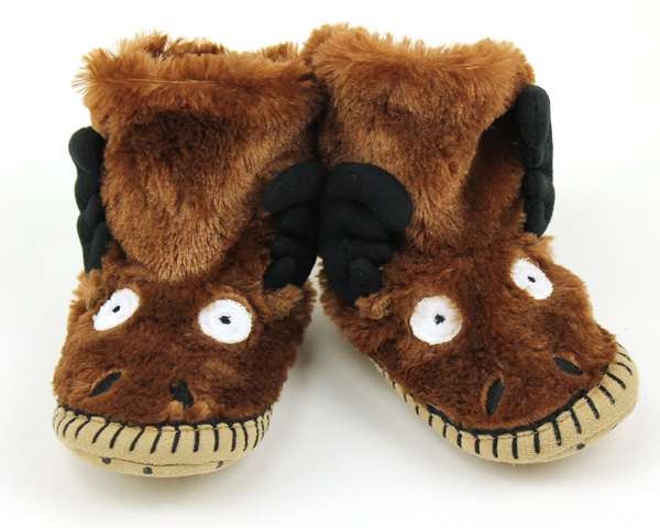 Kids Moose Slouch Slippers | Moose Slippers