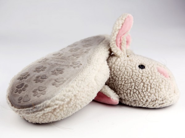 Fluffy Pink Bunny Plush Slippers | As Seen on Social