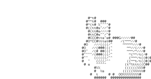 ASCII bunny - Hop to Pop