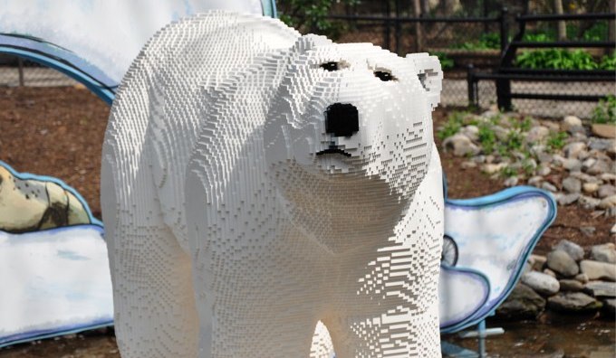 Lego Sculpture Bear