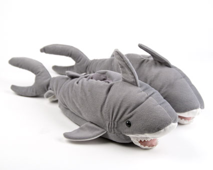 squeaky shark slippers uk