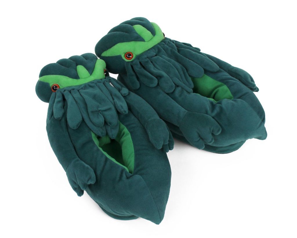 plush cthulhu slippers