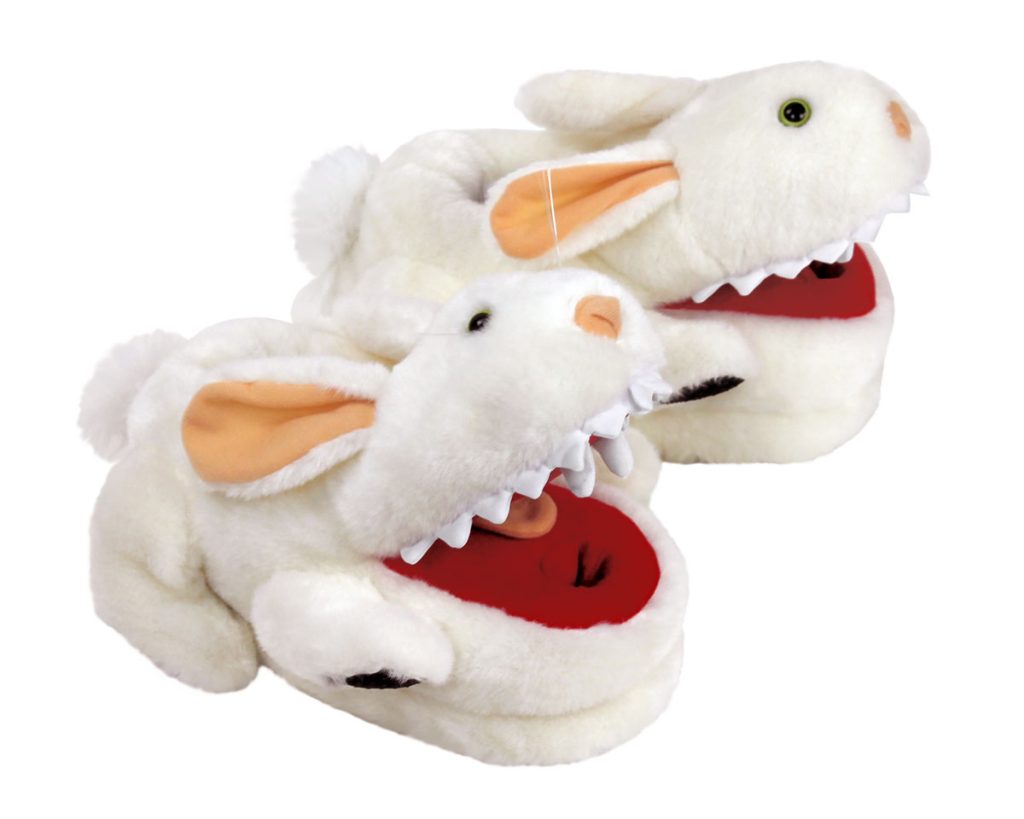 monty python killer rabbit plush slippers