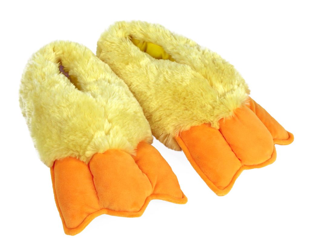 duck feet slippers
