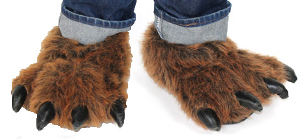 grizzly paws slippers