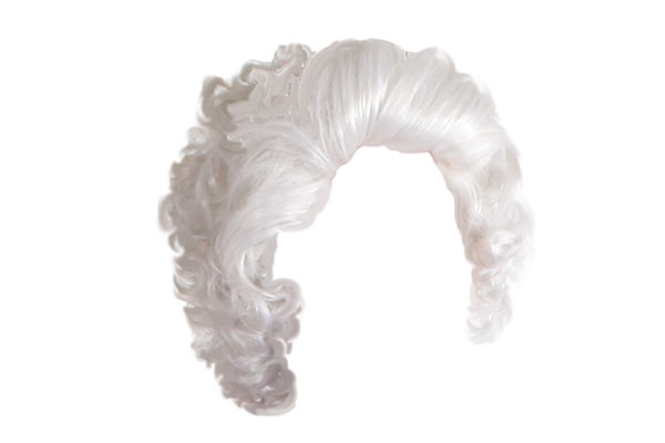 queen elizabeth costume wig