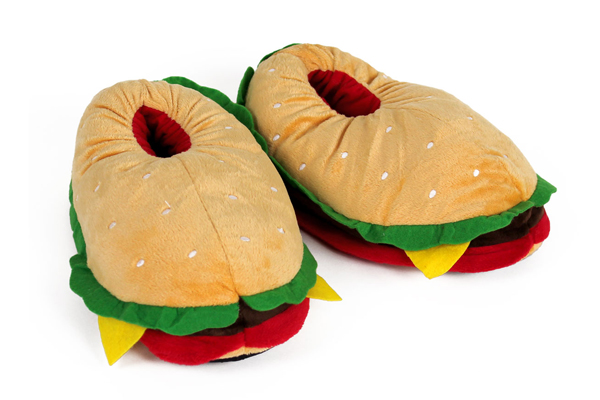 hamburger slippers