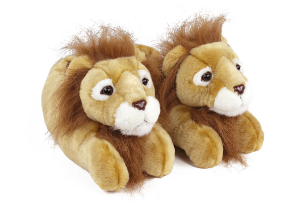 lion slippers