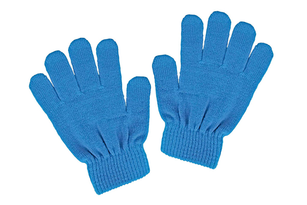 yeti costume blue gloves