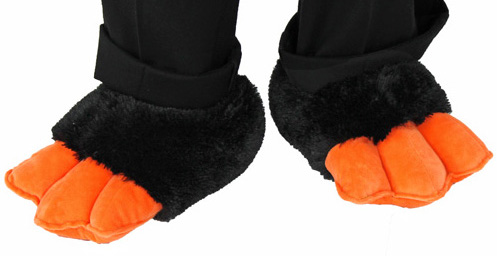 penguin feet slippers