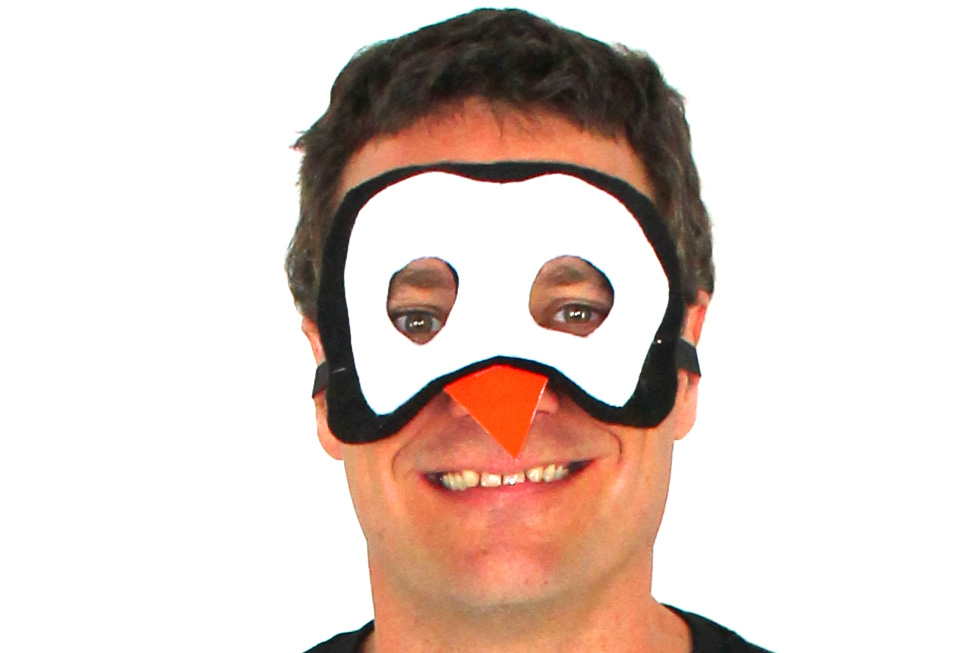 penguin costume mask
