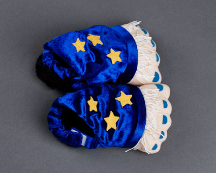 Toddler's Wizard Feet Slippers 4