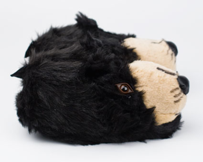 black bear slippers