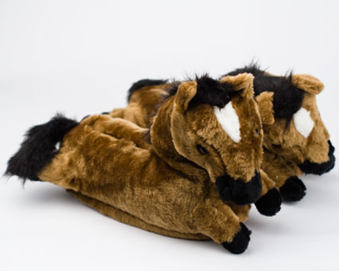 horse slippers for adults