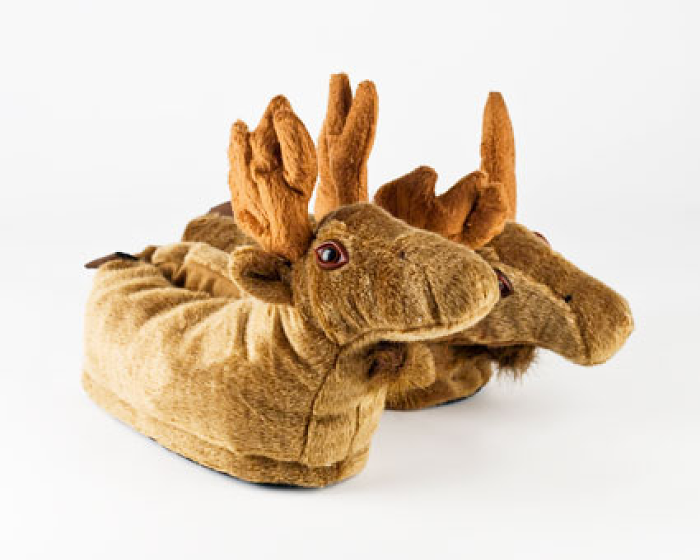 mens moose slippers