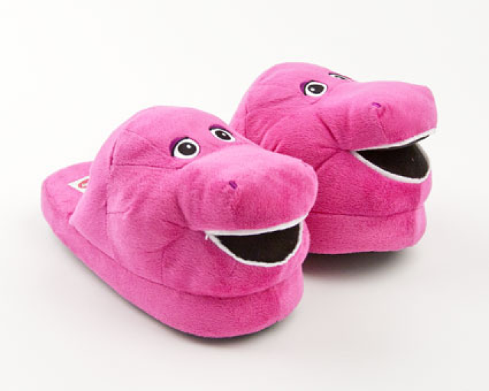 Barney slippers top for adults