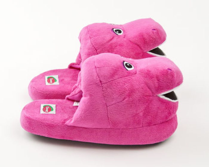 Barney The Purple Dinosaur Character Slippers 2