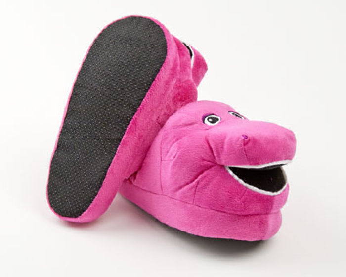 Barney The Purple Dinosaur Character Slippers 3