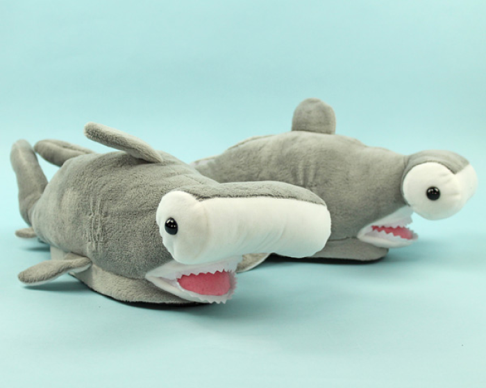 great white shark slippers