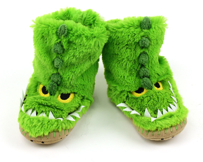 Children's Alligator Slouch Slippers 1