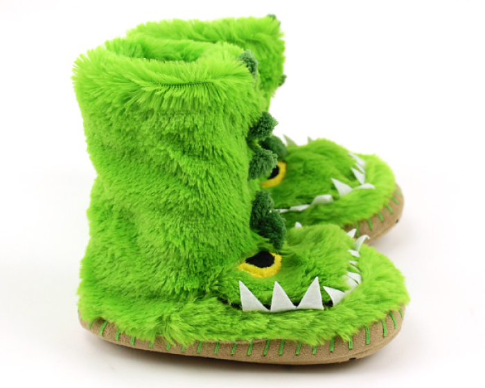 Children's Alligator Slouch Slippers 2