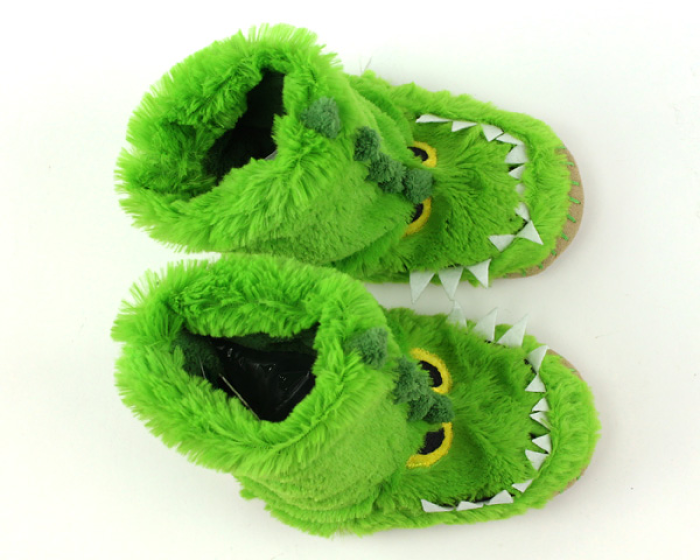 Children's Alligator Slouch Slippers 4