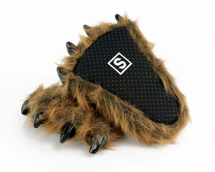 Kids Grizzly Bear Paw Slippers View 4