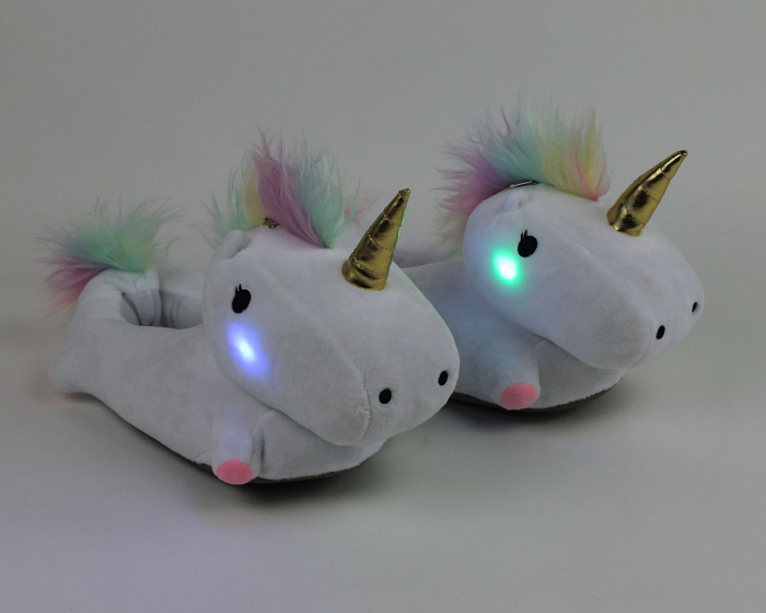 Unicorn Light Up Slippers View 6