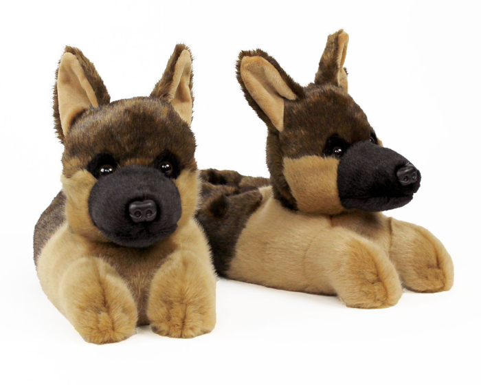 German Shepherd Slippers View 1