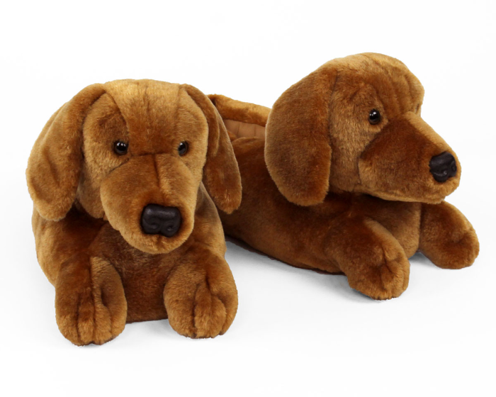 Dachshund Slippers View 1