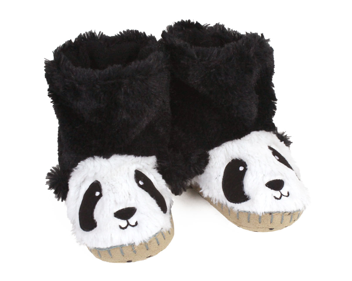 Kids Panda Slouch Slippers View 1