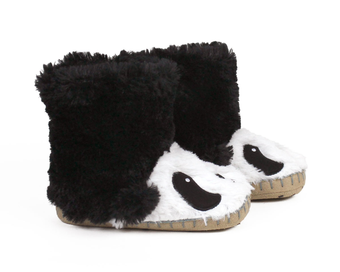 Kids Panda Slouch Slippers View 2