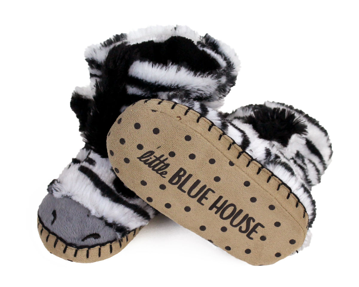 Kids Zebra Slouch Slippers View 3