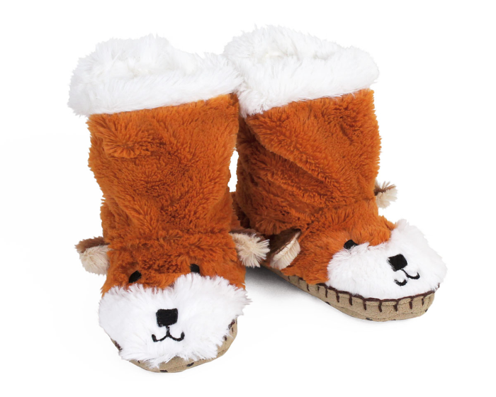 Kids Fox Slouch Slippers View 1