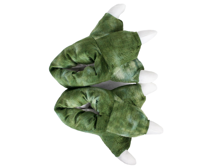 Dinosaur Feet Slippers With Sound Top View