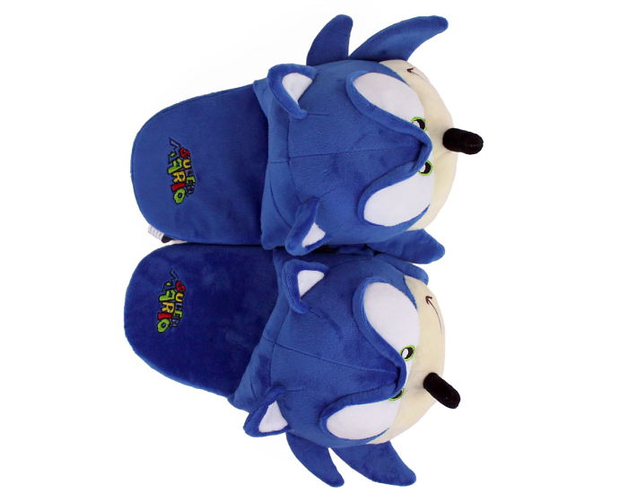 Sonic the Hedgehog Slippers Top View