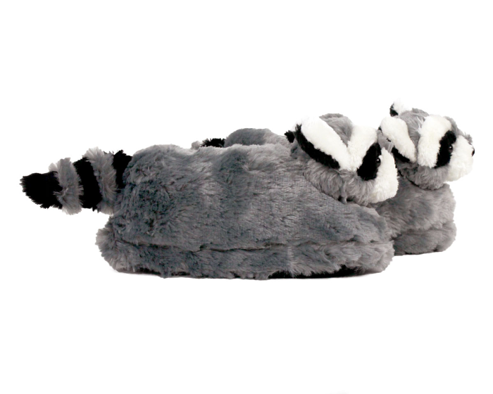 Raccoon Slippers Side View