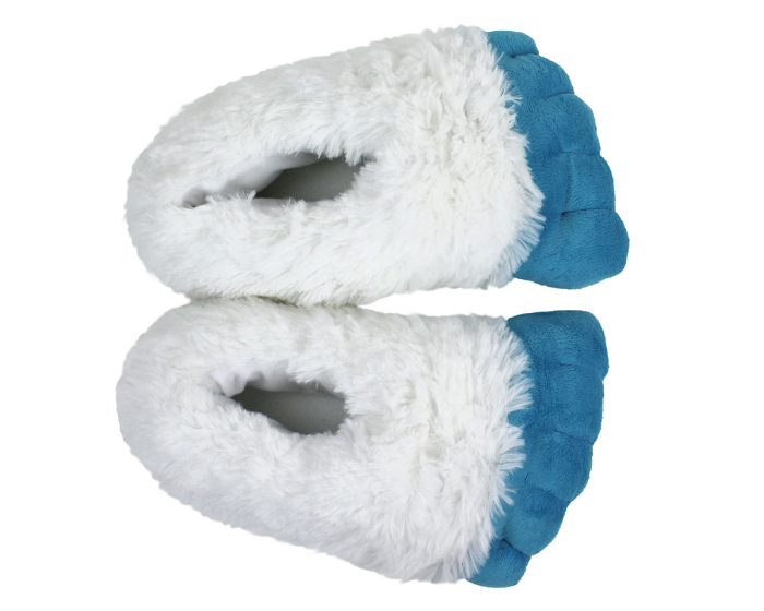 Abominable Snowman Yeti Feet Slippers Top View
