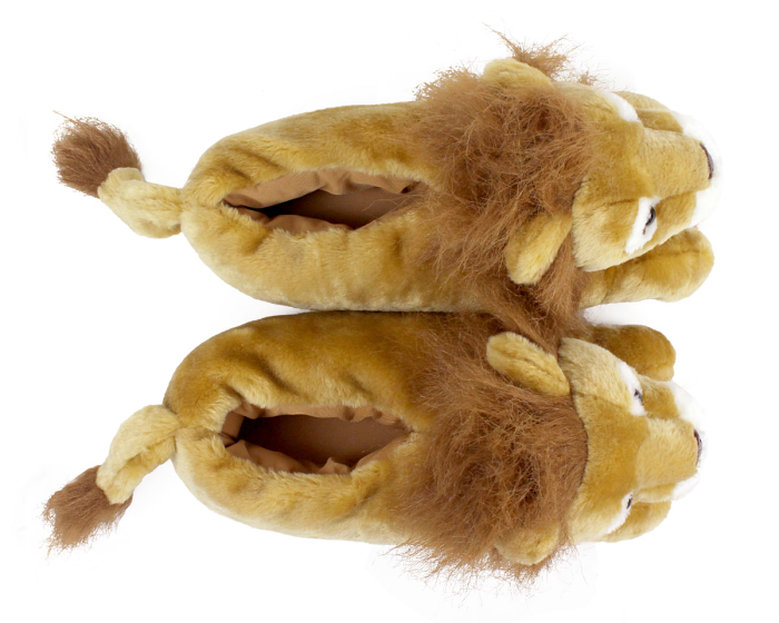 Lion Slippers Top View