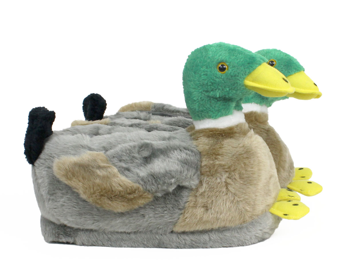 Mallard Duck Slippers Side View