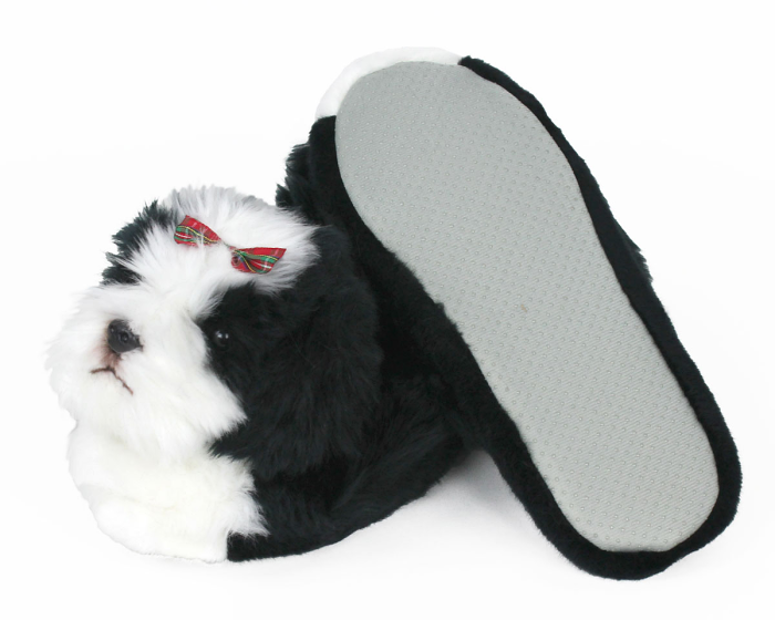 Shih-Tzu Dog Slippers Bottom View