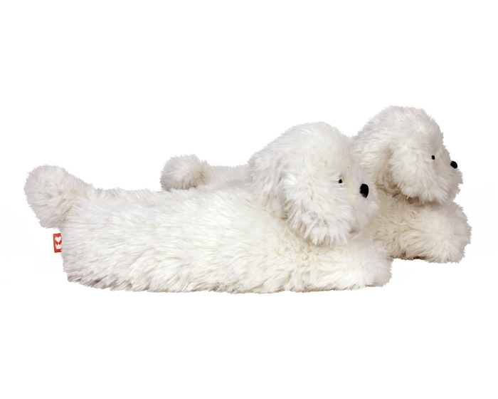 Bichon Frise Slippers Side View