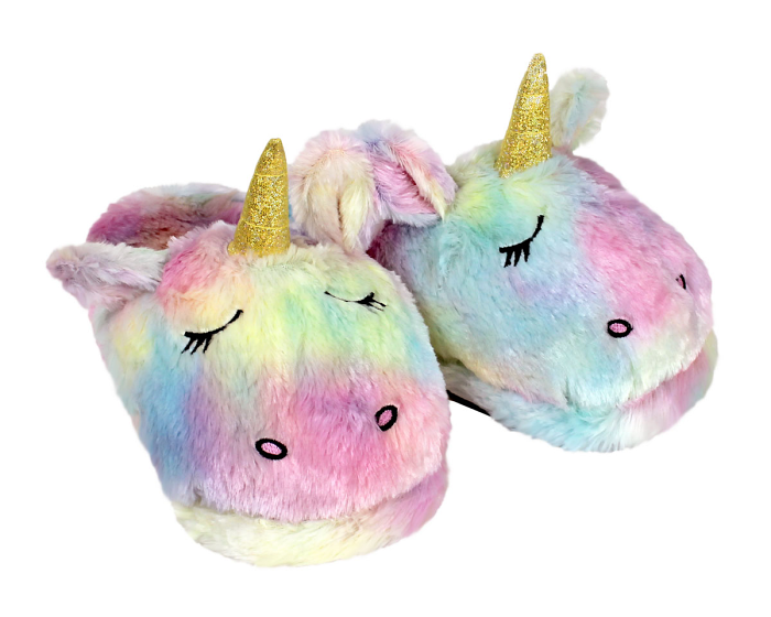 Unicorn Slippers 3/4 View