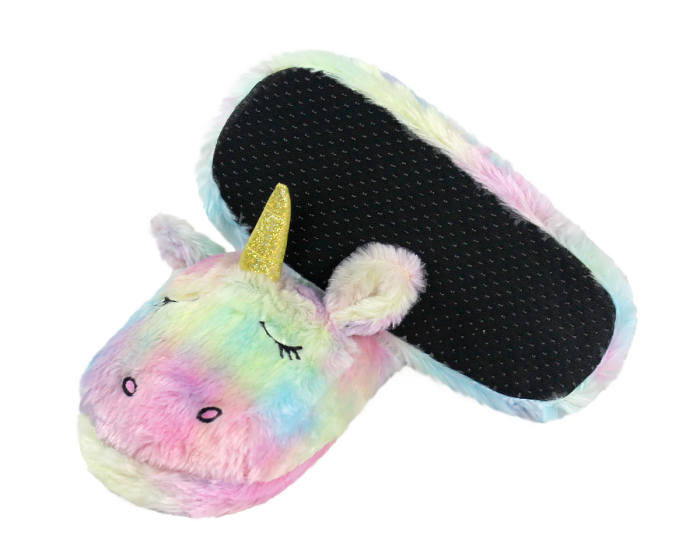 Unicorn Slippers Bottom View