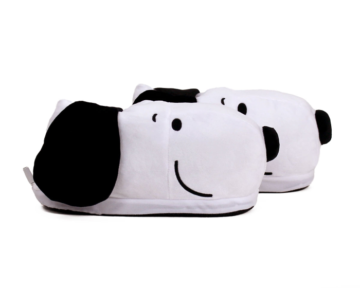 Snoopy USB Heated Slippers Side View