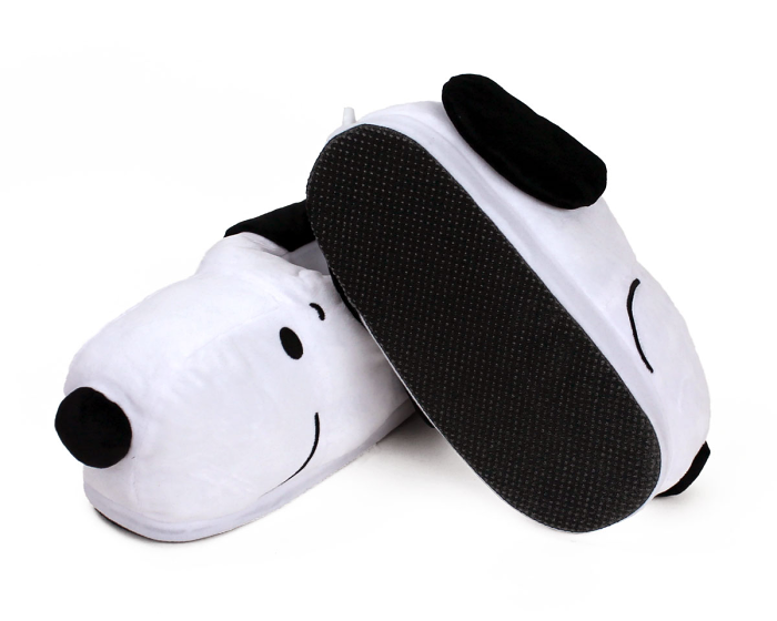 Snoopy USB Heated Slippers Bottom View