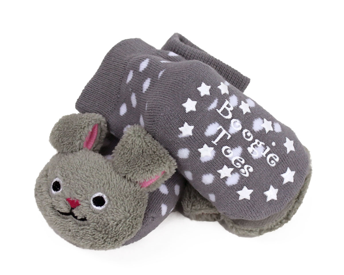 Bunny Baby Rattle Socks Bottom View